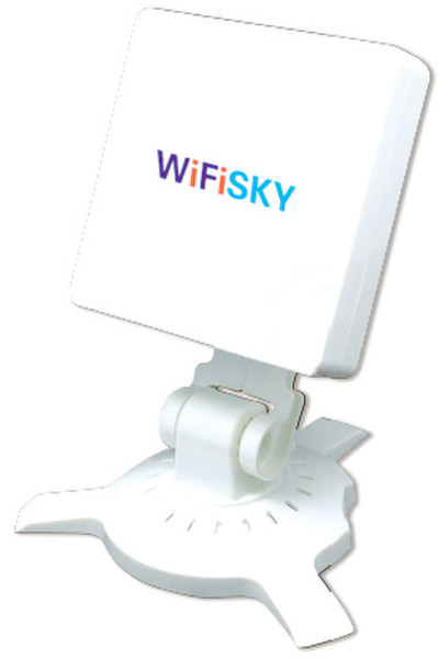 WiFiSKY ANT-10DBI Direktional RP-SMA 20dBi Netzwerk-Antenne