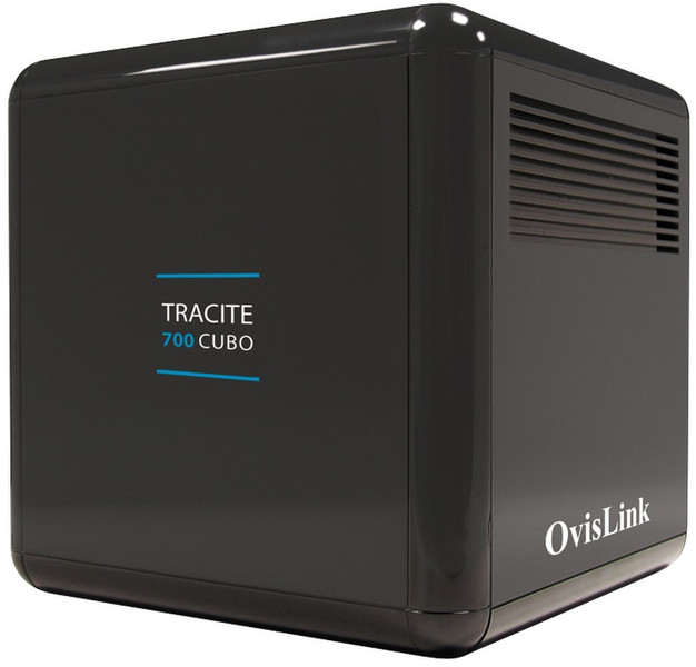 OvisLink TRACITE 700 CUBO 700VA 3AC outlet(s) Compact Black uninterruptible power supply (UPS)