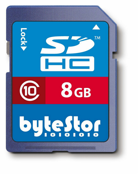 bytestor 8GB SDHC Class 10 8ГБ SDHC Class 10 карта памяти