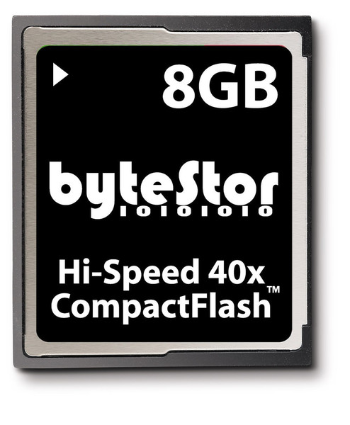 bytestor CompactFlash 8GB 40x 8GB CompactFlash memory card