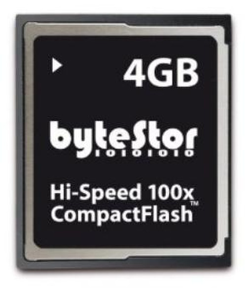 bytestor CompactFlash 4GB 100x 4ГБ CompactFlash карта памяти