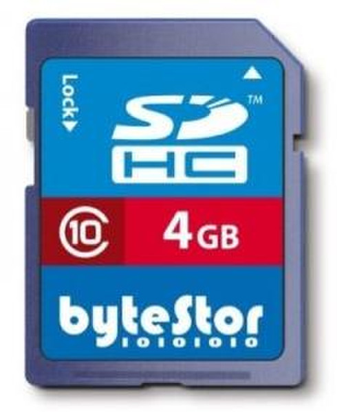bytestor 4GB SDHC Class 10 4ГБ SDHC Class 10 карта памяти
