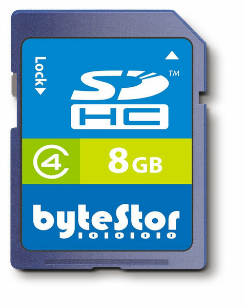 bytestor 8GB SDHC Class 4 8GB SDHC Klasse 4 Speicherkarte