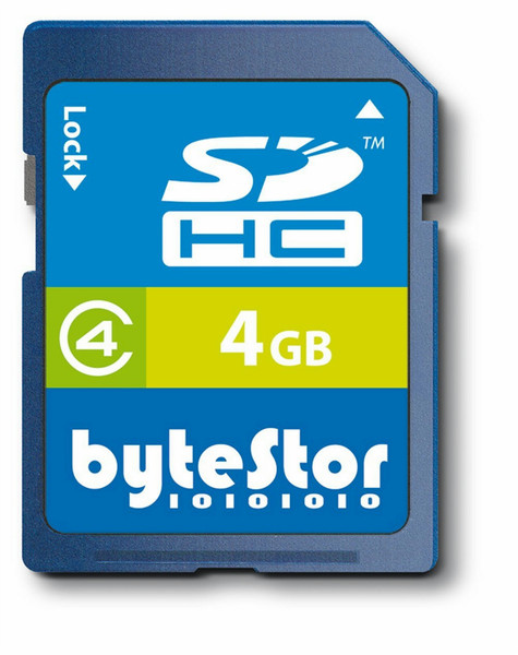 bytestor 4GB SDHC Class 4 4ГБ SDHC Class 4 карта памяти