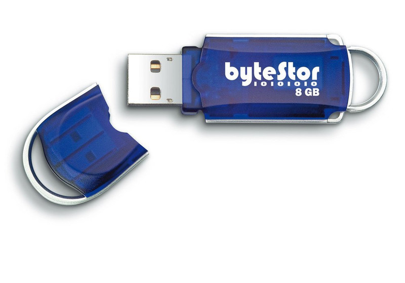 bytestor Dataferry 8GB 8ГБ USB 2.0 Синий USB флеш накопитель