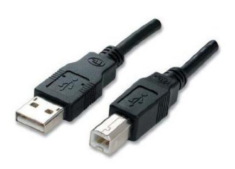 Media Express USB A-USB B, 1.48m 1.48м USB A USB B Черный