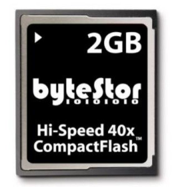 bytestor CompactFlash 2GB 40x 2ГБ CompactFlash карта памяти