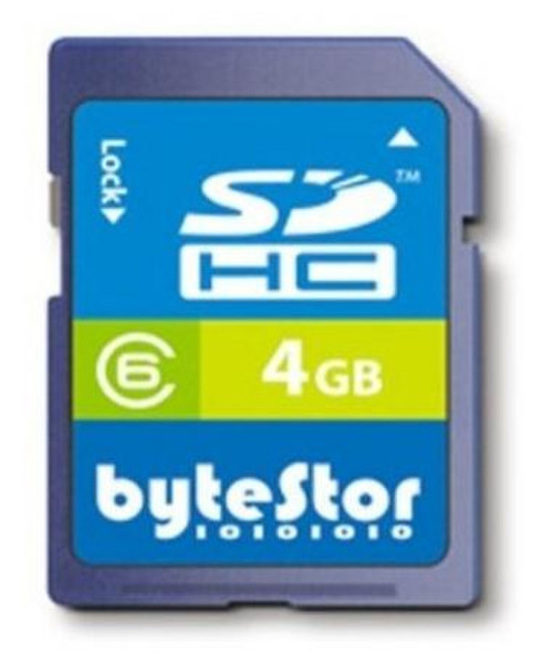bytestor 4GB SDHC Class 6 4ГБ SDHC Class 6 карта памяти