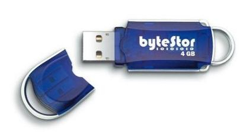 bytestor Dataferry 4GB 4ГБ USB 2.0 Type-A Синий USB флеш накопитель