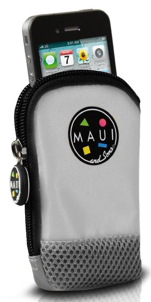 Maui MA8TPC10WES Beuteltasche Schwarz, Weiß Handy-Schutzhülle