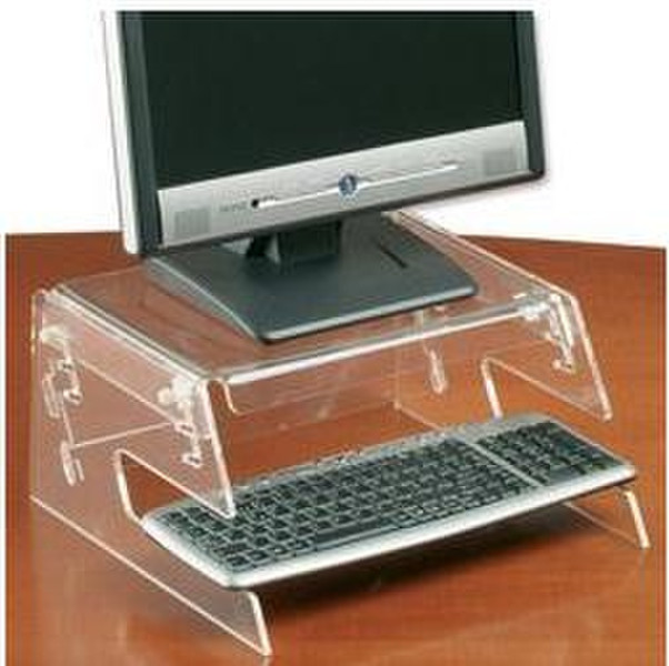 Compucessory 637117 Flat panel Multimedia stand Transparent multimedia cart/stand