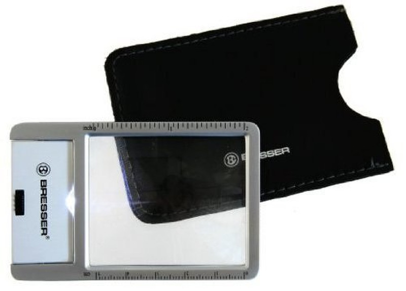 Bresser Optics Fresnel 5.3x4.4cm Silver magnifier
