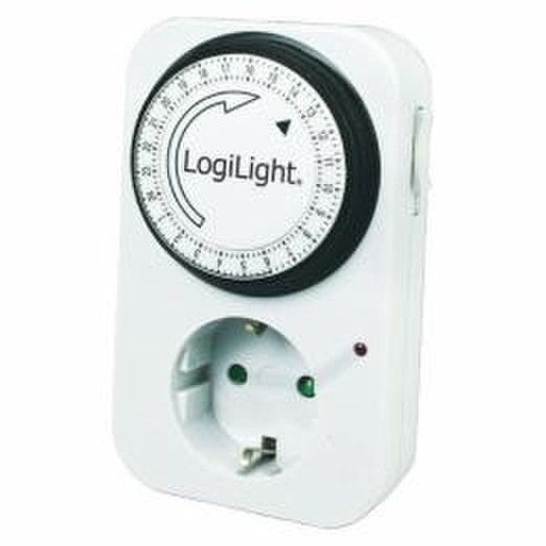 LogiLink ET0001 Type F (Schuko) White power plug adapter