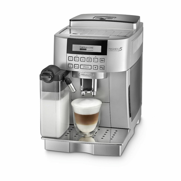 DeLonghi ECAM 22.360.S Espresso machine 1.8л 14чашек Cеребряный