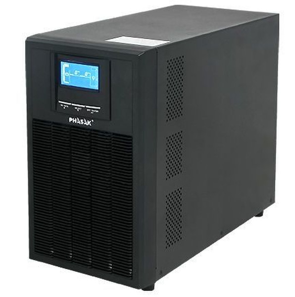Phasak PH 9260 6000VA 2AC outlet(s) Tower Black uninterruptible power supply (UPS)