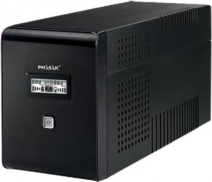 Phasak PH 9420 2000VA 4AC outlet(s) Mini tower Black uninterruptible power supply (UPS)