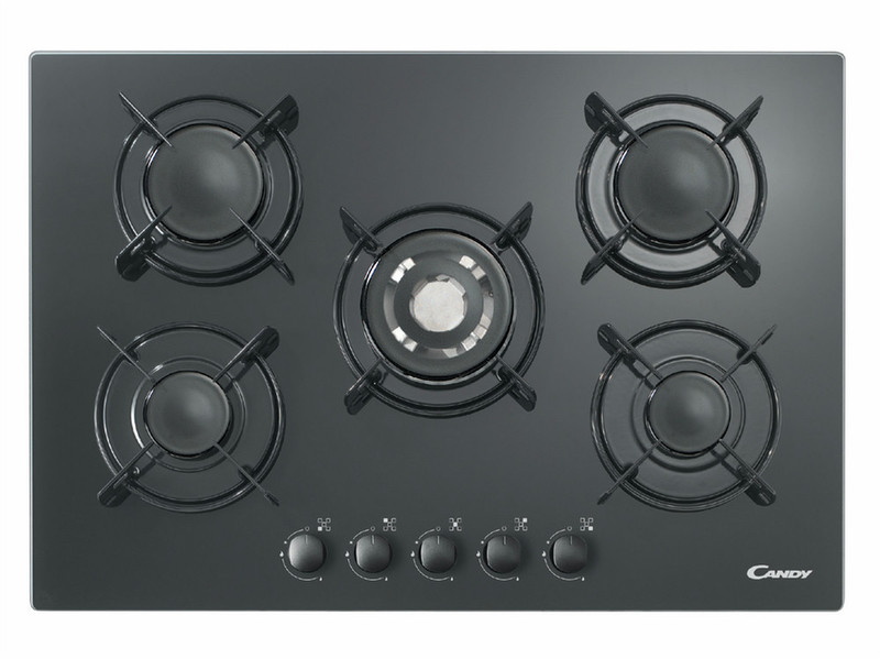 Candy PV 750 SN built-in Gas Black hob