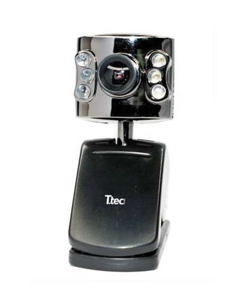 Ttec W108N 0.3МП 640 x 480пикселей USB 2.0 Черный вебкамера