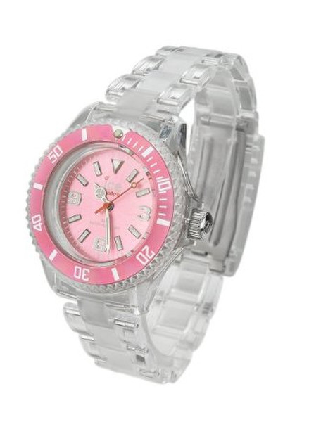 Ice-Watch Classic Clear Bracelet Unisex Quartz Pink