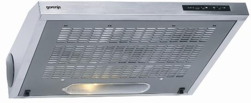 Gorenje DU6146E Halbeingebaut (ausziehbar) 144m³/h Edelstahl Dunstabzugshaube