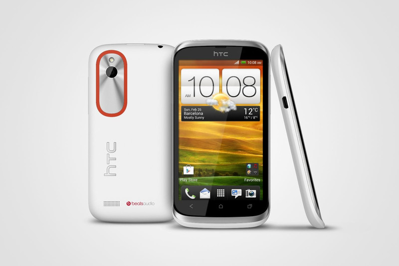 HTC Desire V Dual SIM White smartphone