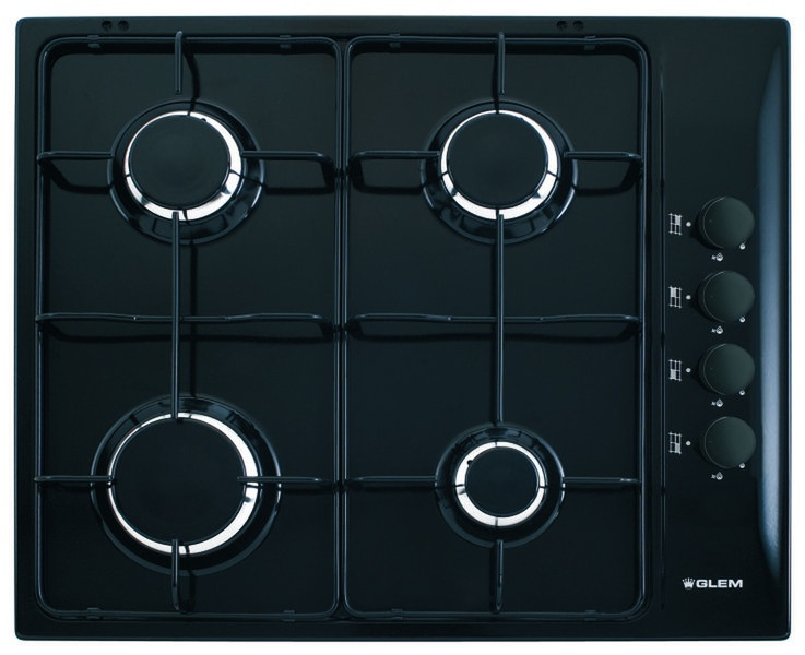 Glem GTL64BK built-in Gas Black hob