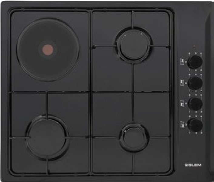 Glem GTL647BK built-in Combi Black hob