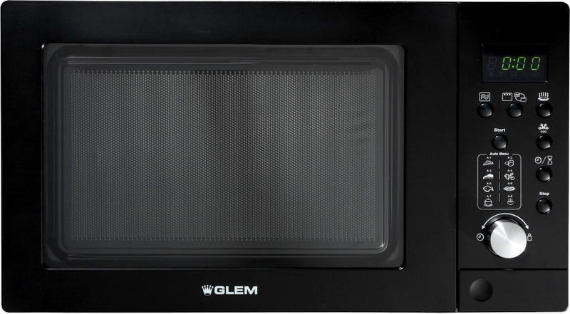 Glem GMF253BK Настольный 25л 900Вт Черный микроволновая печь