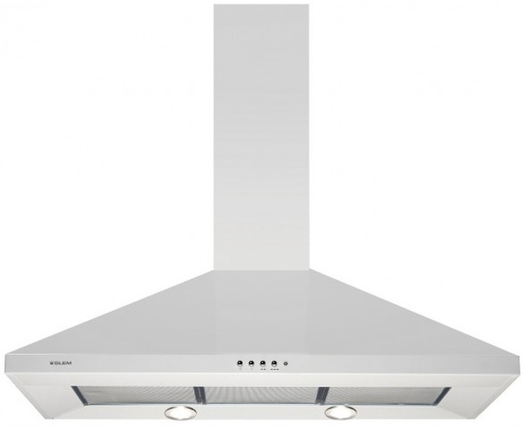 Glem GHP97WH Wall-mounted 730m³/h White cooker hood