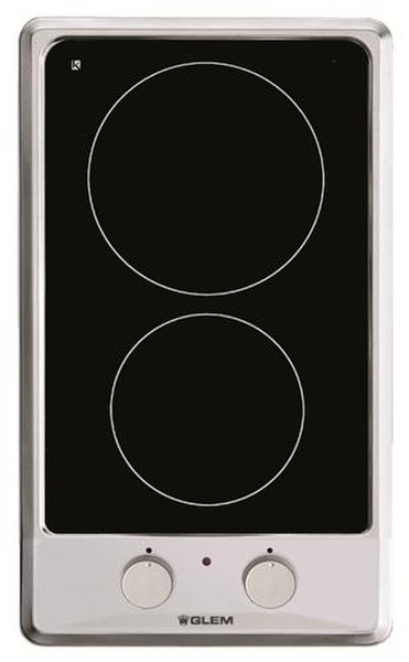 Glem GTH32KIX built-in Ceramic Stainless steel hob