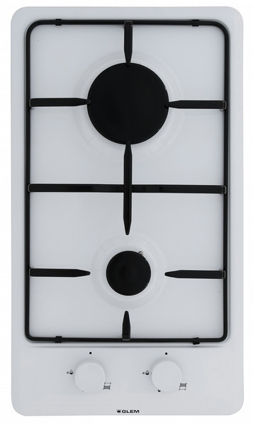 Glem GT32WH Built-in Gas White hob