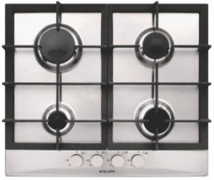 Glem GT64HIX built-in Gas Stainless steel hob