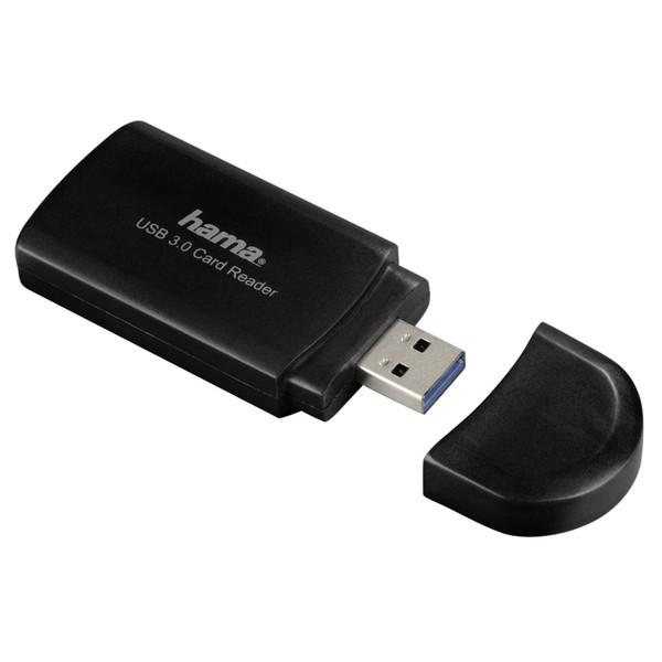 Hama 00039871 USB 3.0 Black card reader