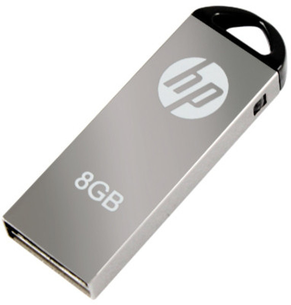 HP v220w 8GB 8ГБ USB 2.0 Type-A Cеребряный USB флеш накопитель