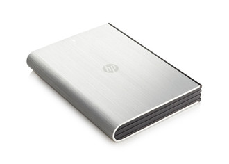 PNY HP Portable Hard Drive, 500GB 500GB Silver