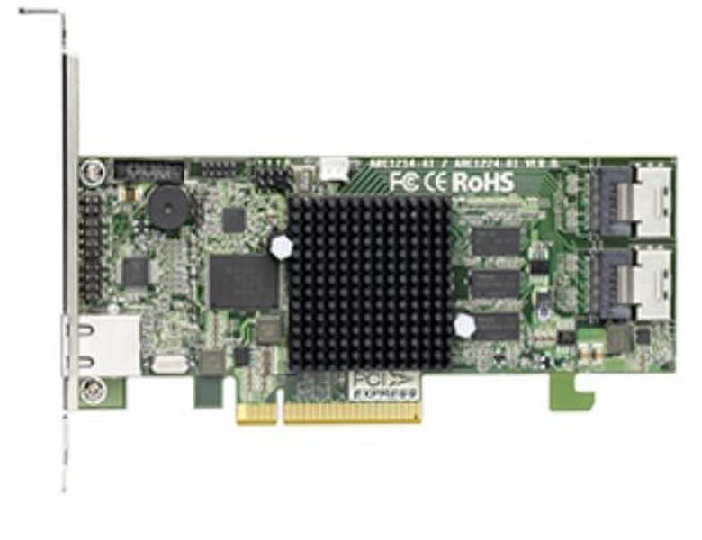 Areca ARC-1224-8I PCI Express x8 2.0 6Гбит/с RAID контроллер