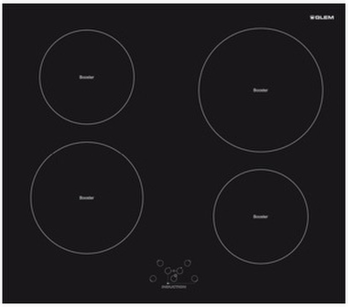 Glem GTI642 built-in Induction Black hob