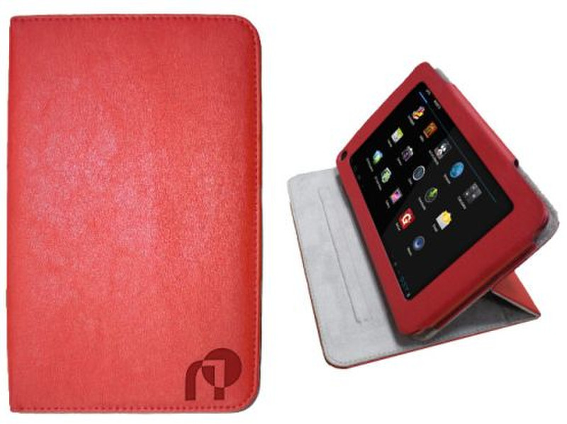 Infiniton 999937 7Zoll Blatt Rot Tablet-Schutzhülle