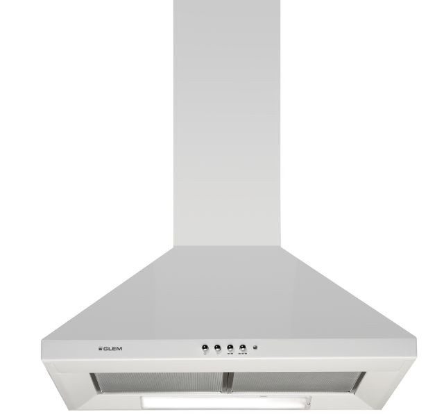 Glem GHP64WH Wall-mounted 440m³/h White cooker hood