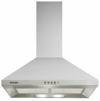 Glem GHP64IX Wall-mounted 440m³/h E Stainless steel cooker hood