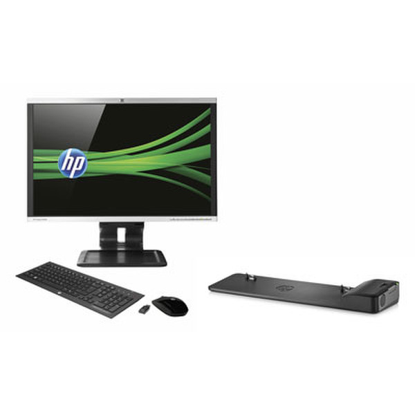 HP UltraSlim Docking Station Bundle USB 3.0 (3.1 Gen 1) Type-A Schwarz Notebook-Dockingstation & Portreplikator