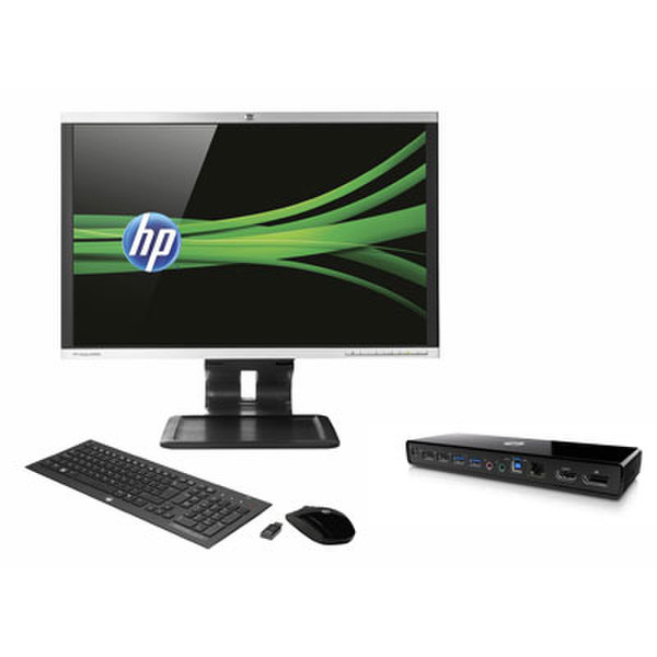 HP 3005pr USB 3.0 Port Replicator Bundle notebook dock/port replicator