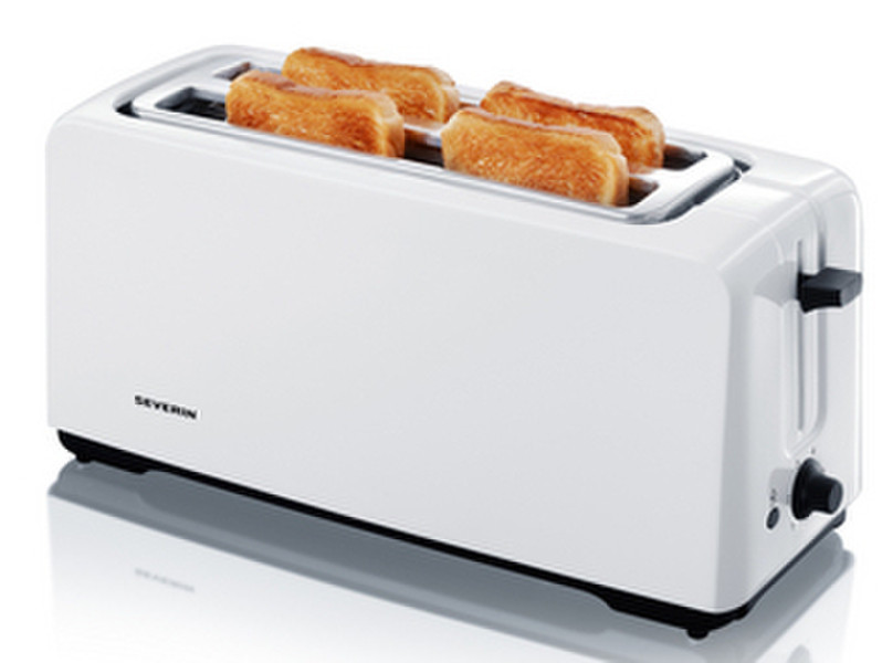 Severin AT2231 4slice(s) 1400W Weiß Toaster