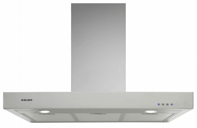 Glem GHB97IX Wall-mounted 750m³/h Stainless steel cooker hood