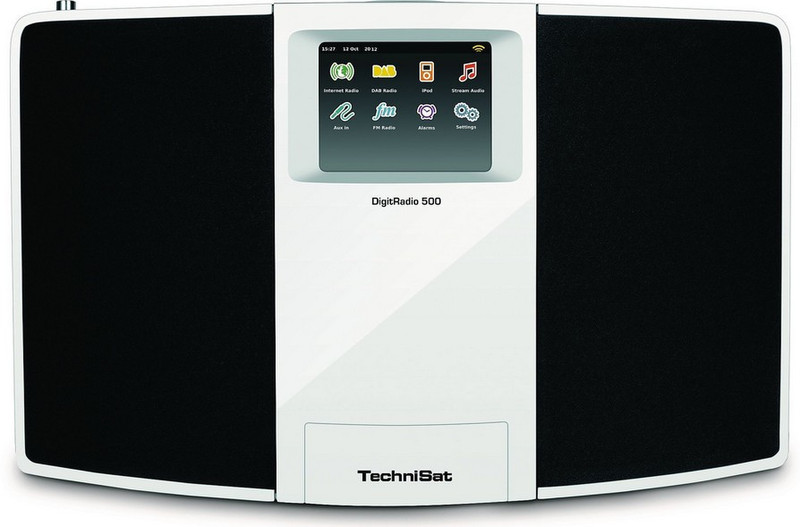 TechniSat DigitRadio 500 Internet Цифровой Белый радиоприемник