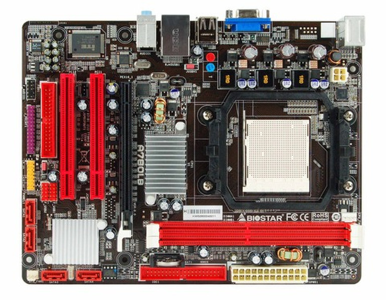 Biostar A780LB AMD 760G Socket AM2+ Micro ATX motherboard