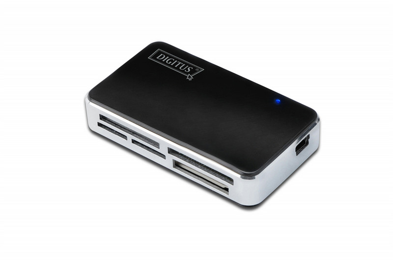 Digitus DA-70322-1 USB 2.0 Schwarz, Silber Kartenleser