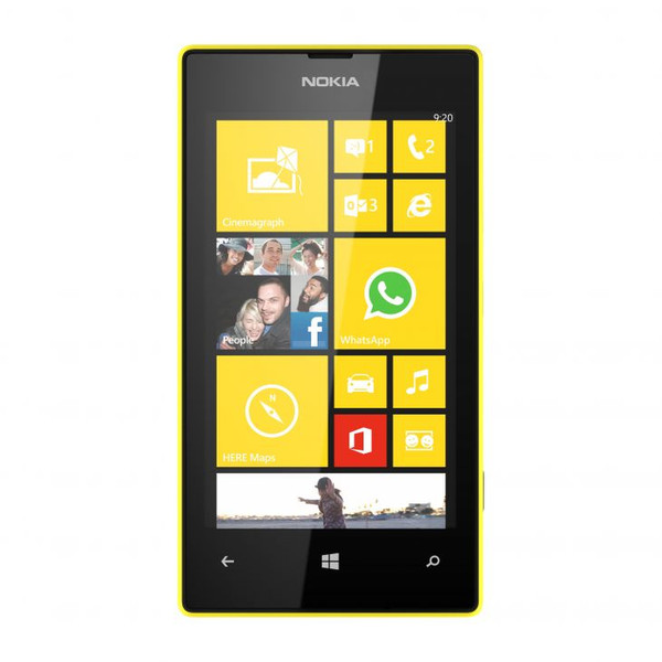 Nokia Lumia 520 Одна SIM-карта 8ГБ Желтый смартфон