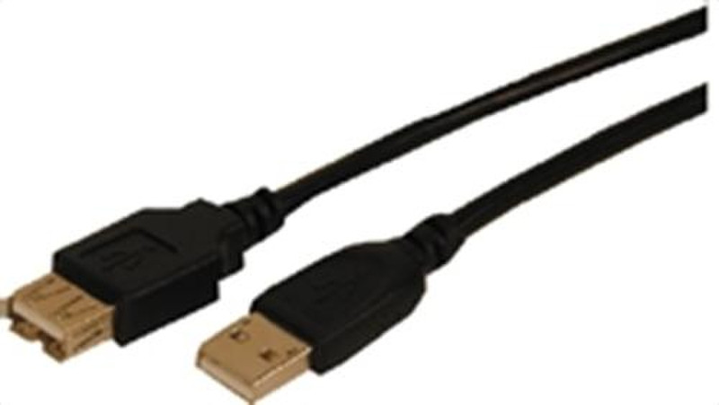 Comprehensive 1.8m USB 2.0 m/f 1.8m USB A USB A Black