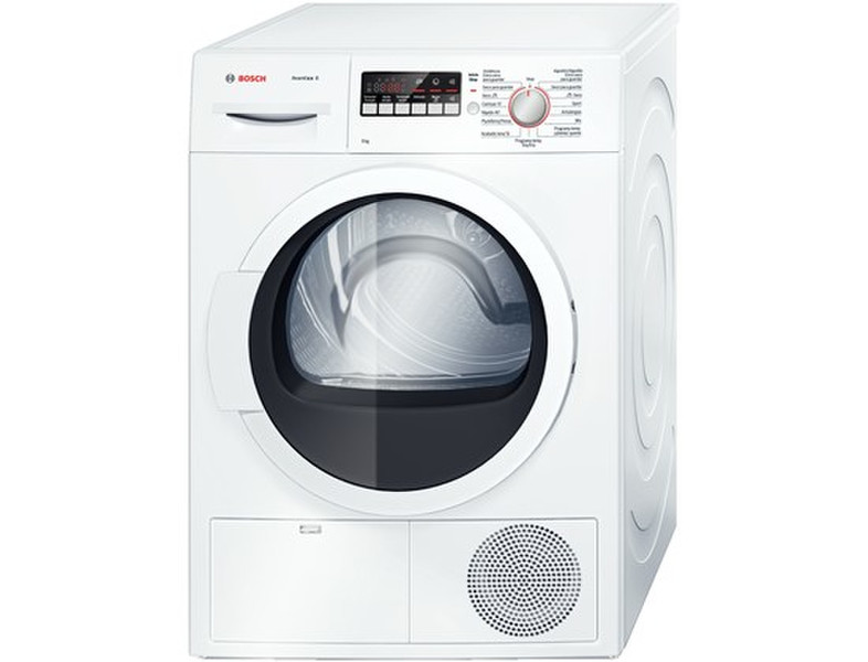 Bosch WTB86260EE Отдельностоящий Фронтальная загрузка 8кг B Белый сушилка для белья